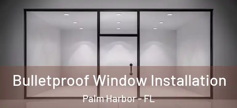 Bulletproof Window Installation Palm Harbor - FL