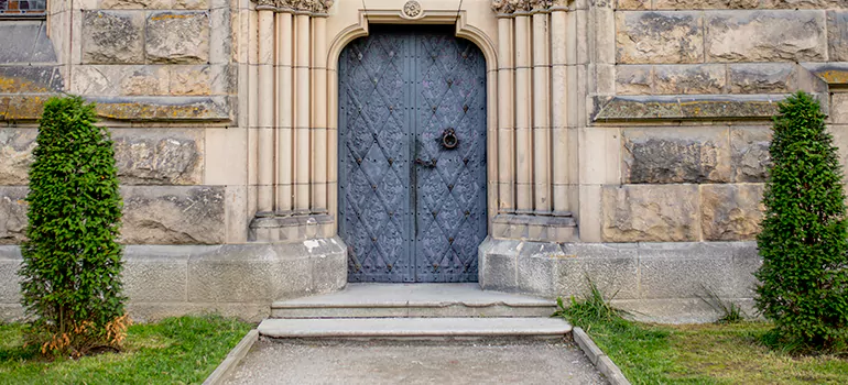 Traditional Double Front Doors in Palm Harbor, FL